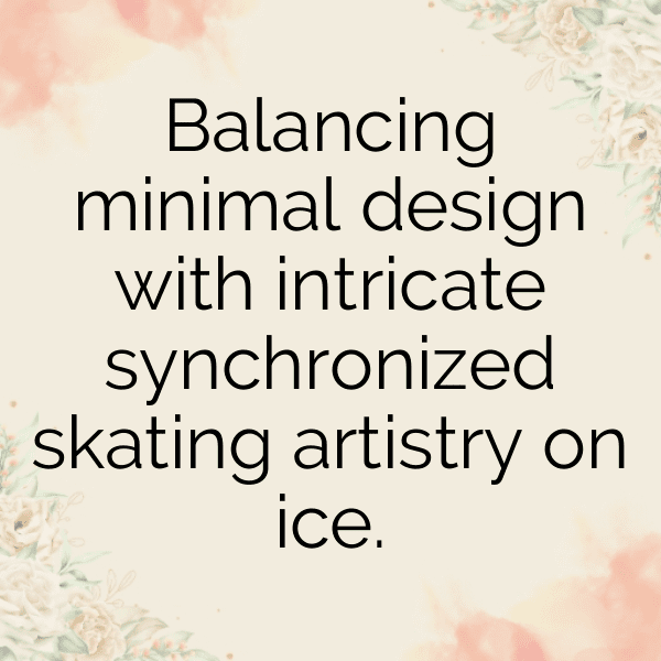 Synchronized Skating Captions Photo for Instagram-dkDxvf