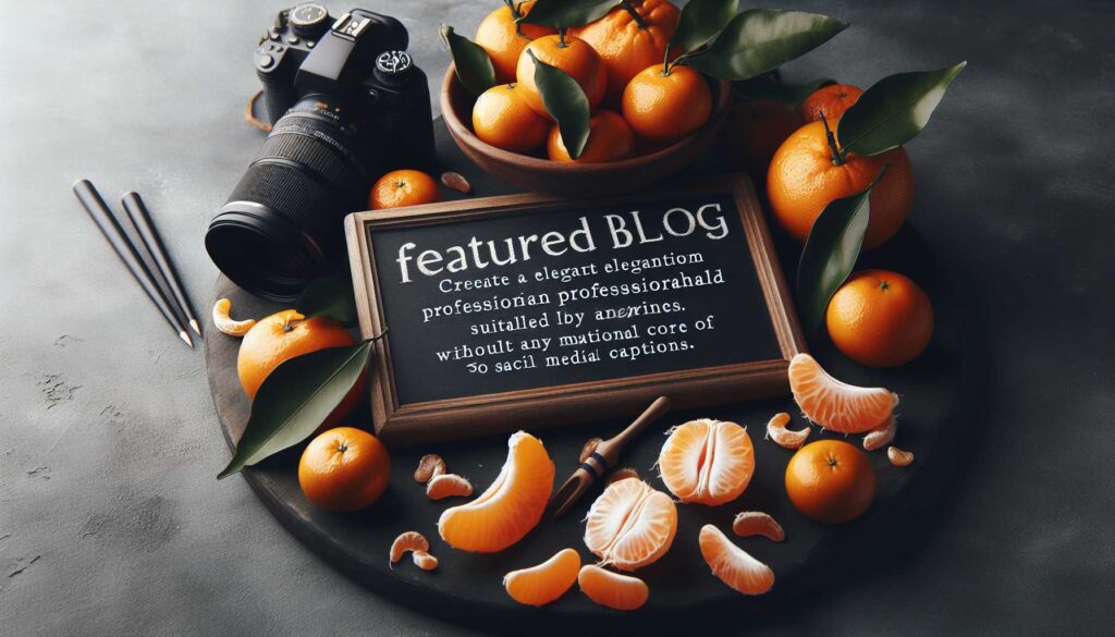 tangerine captions for instagram - featured image