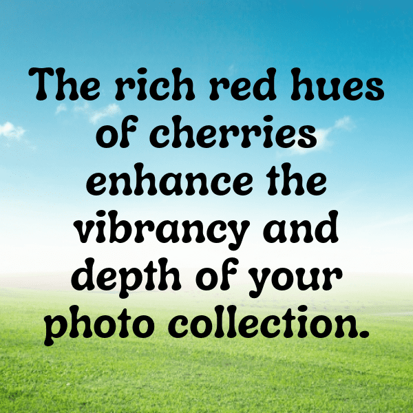 Tart Cherry Captions Image For Instagram-V9QMT6