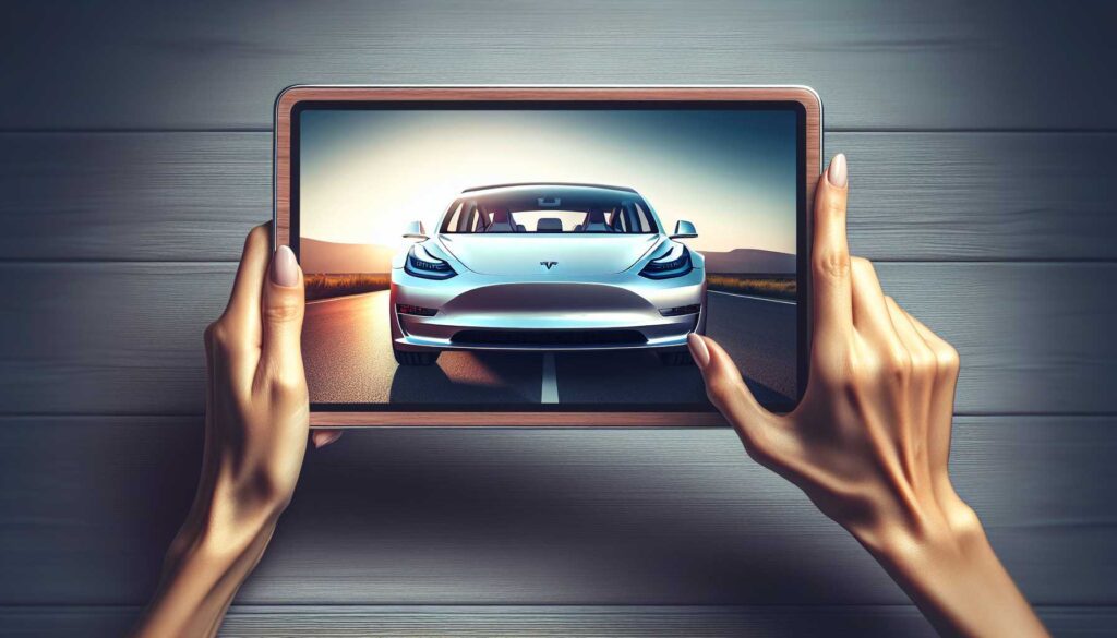 tesla model 3 captions for instagram - featured image
