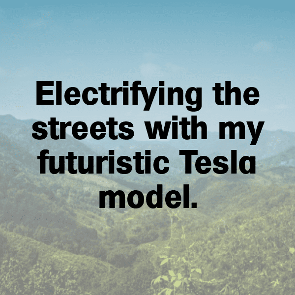 Tesla Model 3 Captions Image for Instagram-KfwA0z