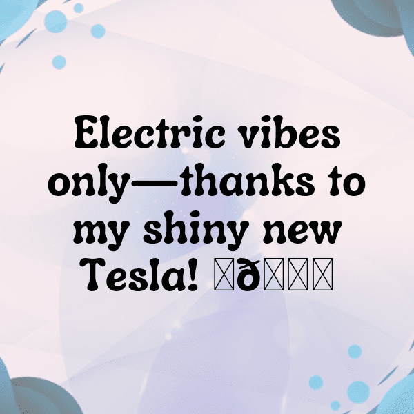 Tesla Model Y Captions Image for Instagram-MeJJ97