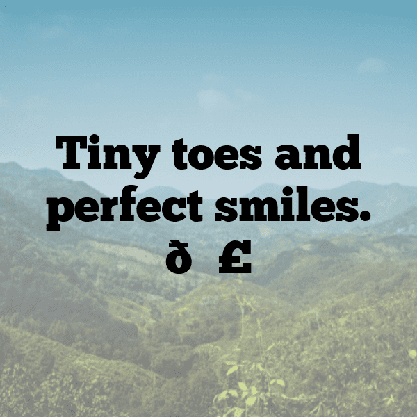 Tiny Blessings Baby Captions Photo for Instagram-JvGKqU