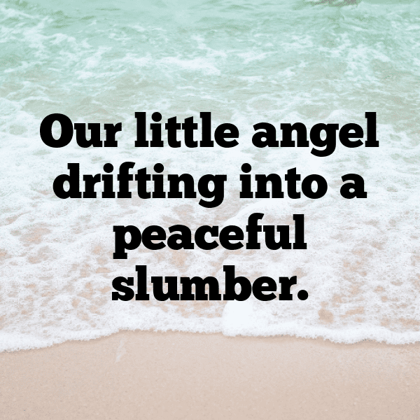 Tiny Dreams Baby Captions Photo for Instagram-s8YM9M