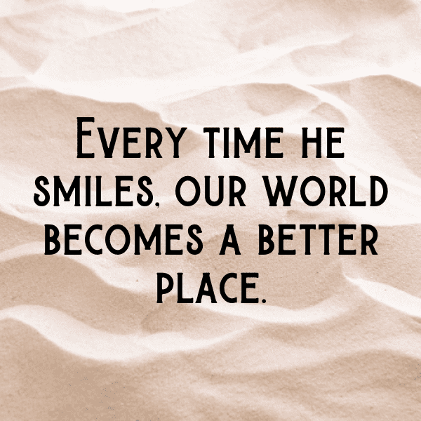 Tiny Smiles Baby Captions Photo for Instagram-7rZqAA