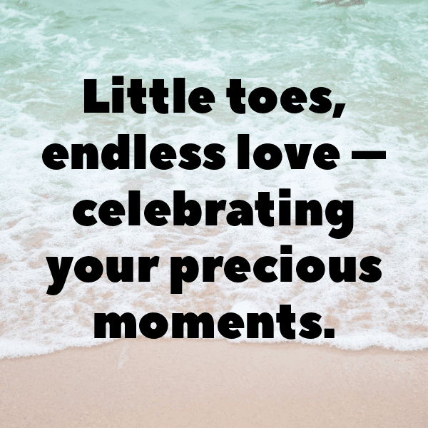 Tiny Toes Baby Captions Photo for Instagram-hljYtQ