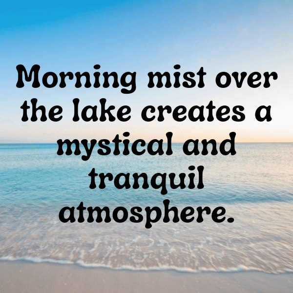 Tranquil Lake Captions Photo for Instagram-He3Olo