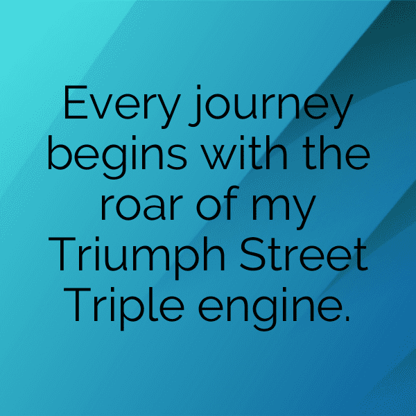 Triumph Street Triple Captions Image for Instagram-Fgq9s1