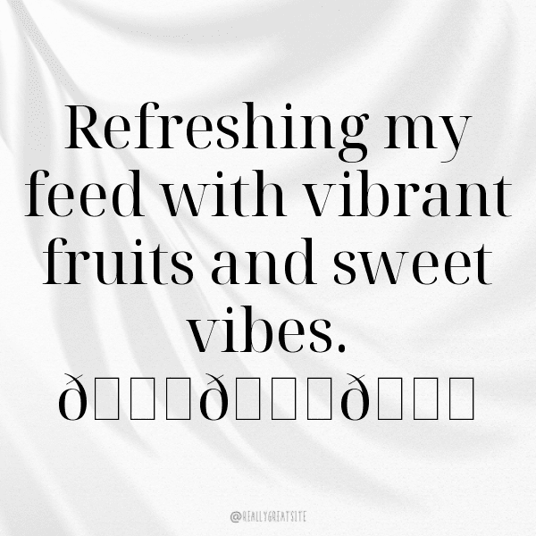 Voavanga Fruit Captions Image For Instagram-LMMBIa