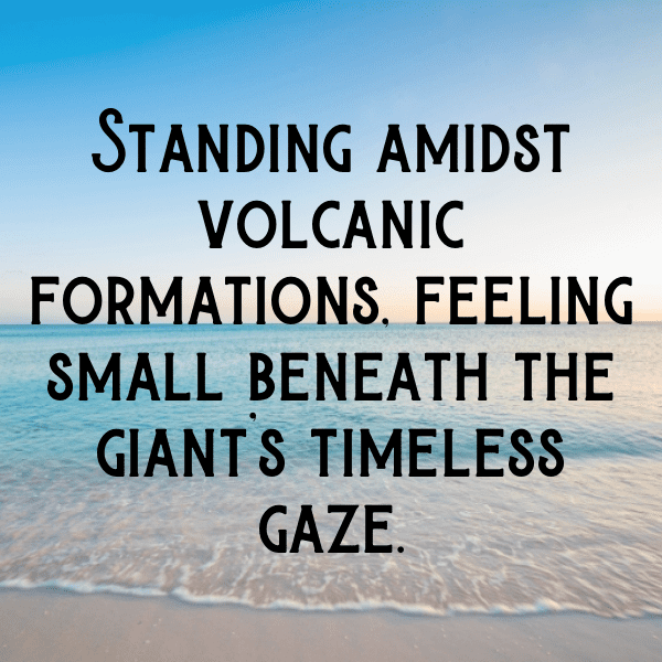 Volcano Adventure Captions Image for Instagram-rorSuF