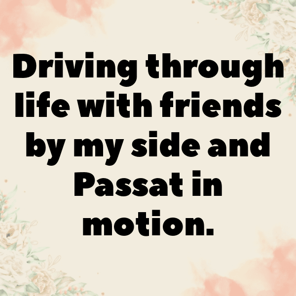 Volkswagen Passat Captions Image for Instagram-aSFmGZ