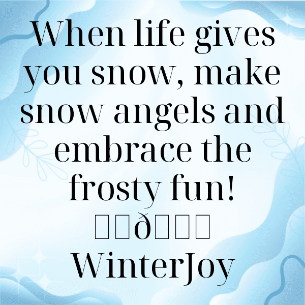 Winter Snow Captions Photo for Instagram-aJJyrI