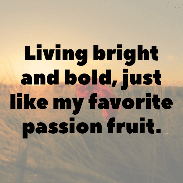 Yellow Passion Fruit Captions Image For Instagram-4pnTIh