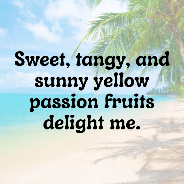 Yellow Passion Fruit Captions Photo For Instagram-BFABW2